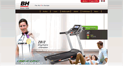 Desktop Screenshot of fitnessbh.com
