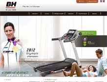 Tablet Screenshot of fitnessbh.com